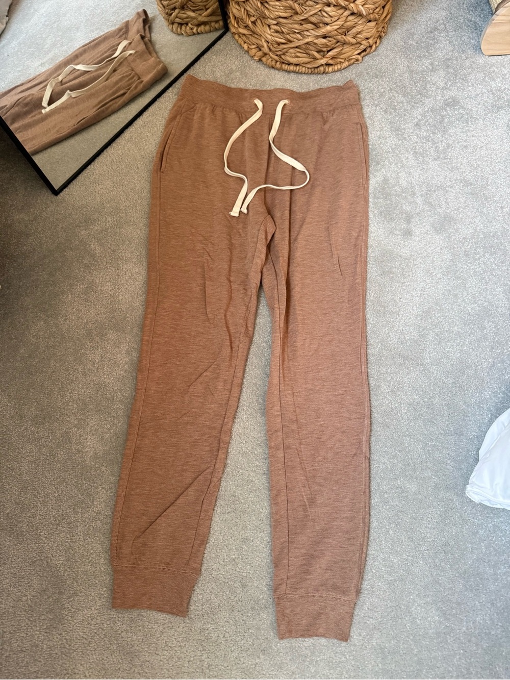 Thread & Supply Women's Brown Drawstring Joggers